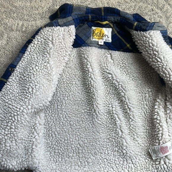 Mini Boden Sherpa Lined Sweater 4-5y - Picture 2 of 2